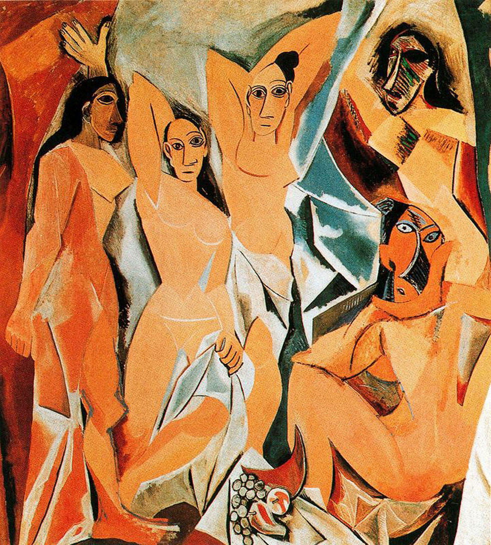 Picasso The girls of Avignon 1907